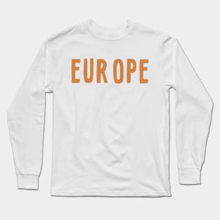 Europe Long Sleeve T-Shirt